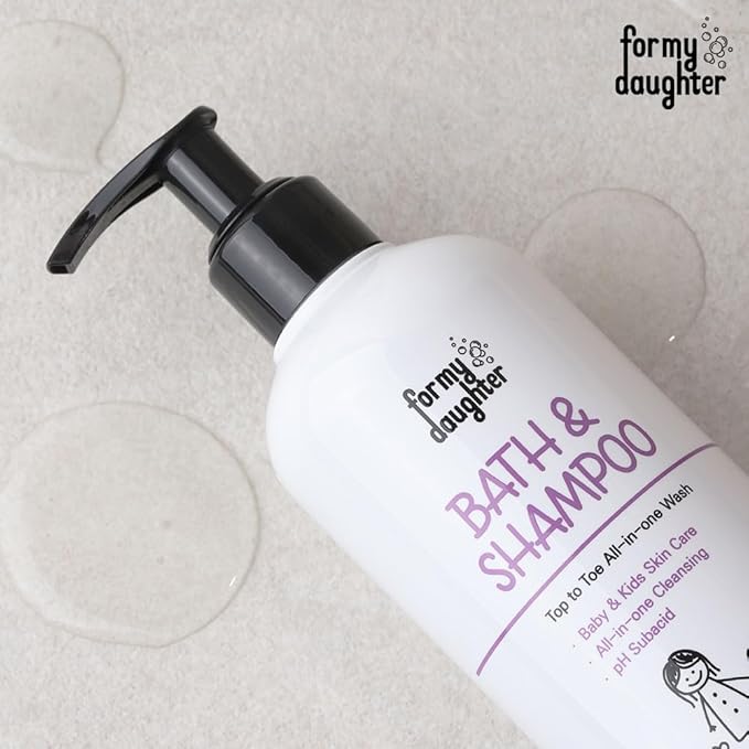 for my daughter 2-in-1 Baby Bath Wash & Hair Shampoo– Gentle 2-in-1 Cleanser Safe, Natural, and Effective Care for Delicate Baby Skin & Hair (280ml / 9.46oz)