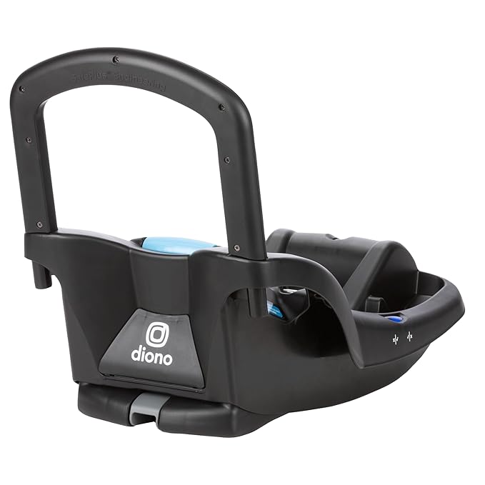 Diono LiteClik30 R and RX SafePlus Base, Stay-in-Car Base for Second Vehicle, Compatible with LiteClik30 R and RX SafePlus Car Seats, Features Steel Anti-Rebound Bar (Black)