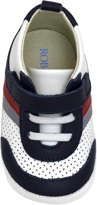 Robeez Baby Boys and Unisex First Kicks Slip Resistant Shoes & Sneakers for Infant and Toddler