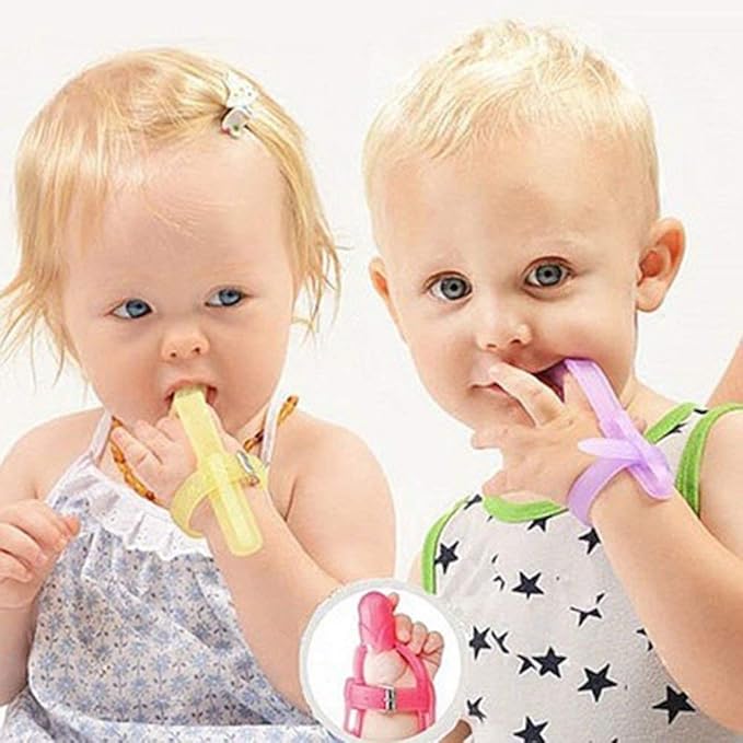 Thumb Sucking Stop Finger Guard Children Thumb Sucking Treatment Kit for 1-5 Years Baby Kids,Color Random