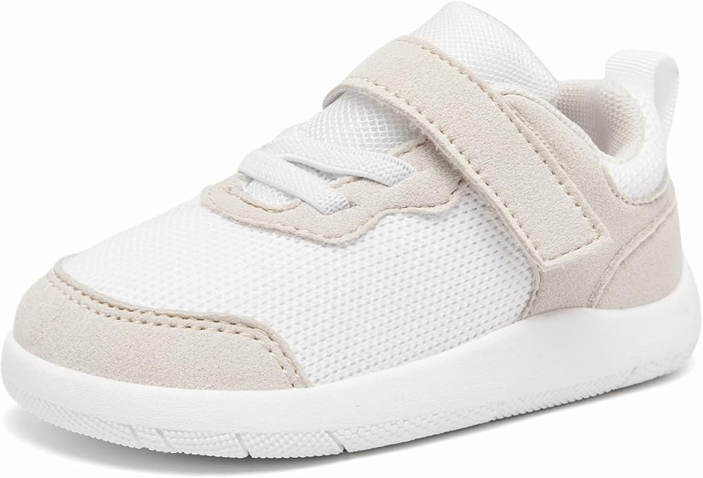 Wide Toe Box Toddler Shoes Baby First Walking Shoe Boys Girls Non-Slip Zero Drop Minimalist Tennis Sneakers