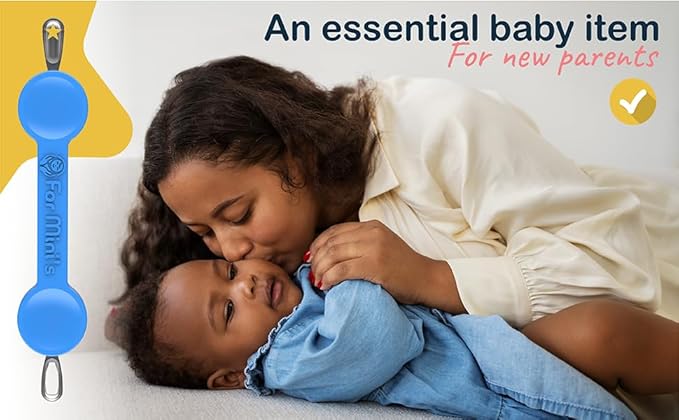 Booger Aid - Gentle, Safe, and Non-Toxic Nose and Ear Cleaning Tool for Infants and Toddlers (Blue, Small)