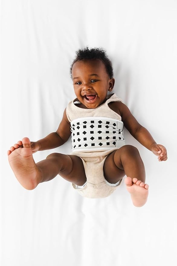 Nanit Breathing Wear Band - 100% Cotton, Works with Nanit Pro Baby Monitor to Track Breathing Motion Sensor-Free, Fits Newborns and Infants