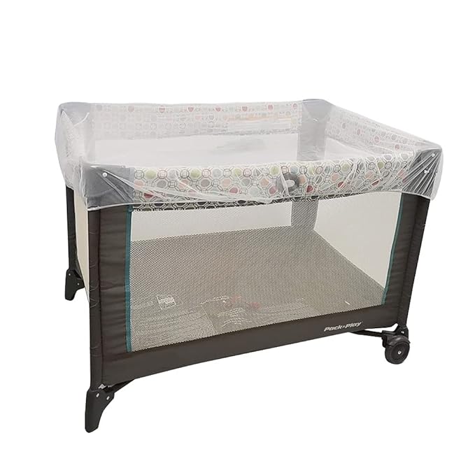 Baby Mosquito Net for Stroller with Storage Bag, Stroller Netting Mosquito with Organizer for Cribs, Infant car seat Insect mesh net, Easy Installation,Black Pink White (White)