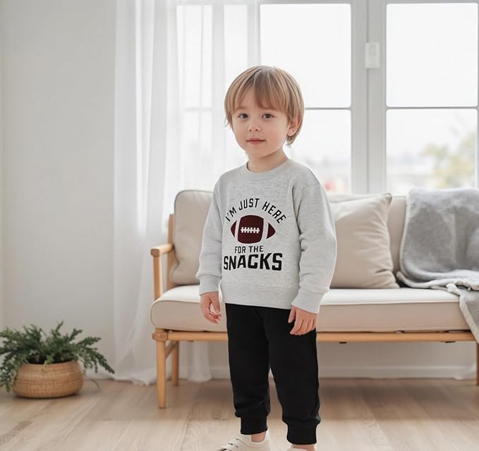 Infant Baby Boy Fall Clothes Set Funny Letter Sweatshirt Pant Outfit Toddler Winter Clothes 6 12 18 Months 2T 3T