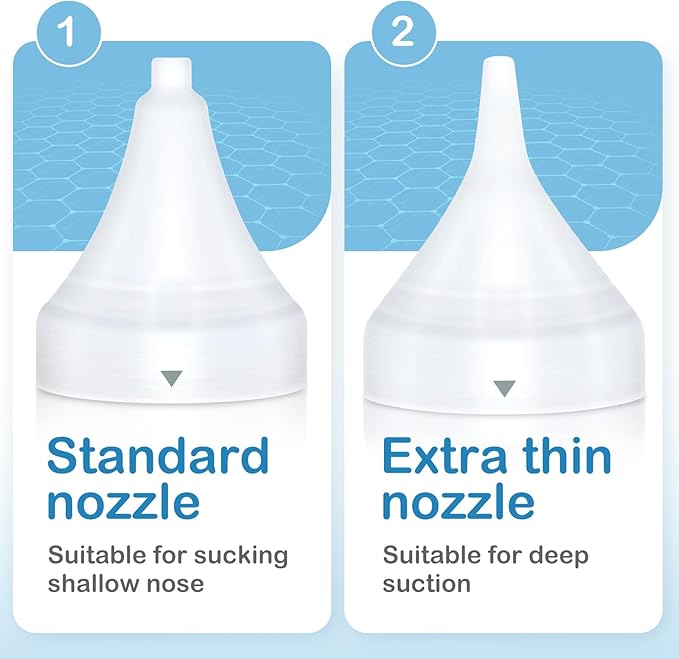 Easy@Home Electric Nasal Aspirator for Baby with LED Night Light, 3 Adjustable Suction Levels & USB Rechargeable – ENA102