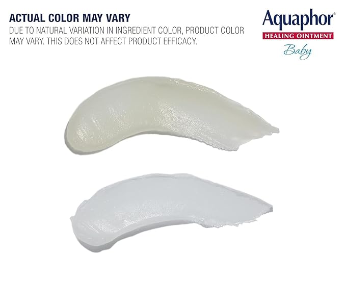 Aquaphor Baby Healing Ointment - Advanced Therapy for Chapped Cheeks and Diaper Rash, 4 Tube Pack