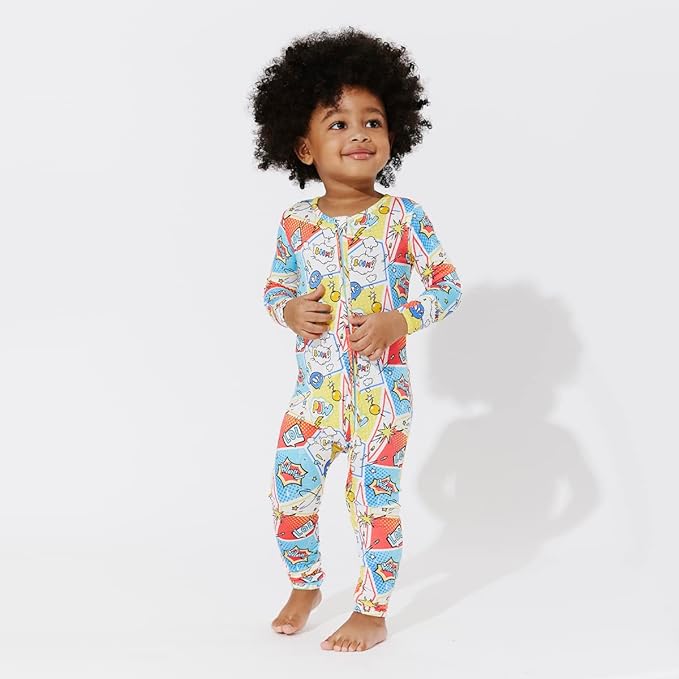 Bellabu Bear Convertible Footies for Baby Boys & Baby Girls, Family Matching Pajamas, Rayon from Bamboo