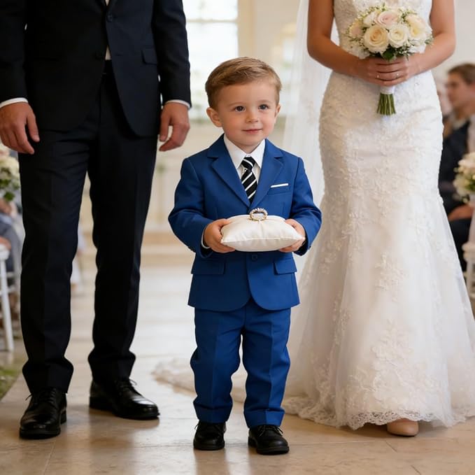 Baby Suit for Toddler Boys Infant Formal Suits Baby Boy Ring Bearer Wedding Outfit