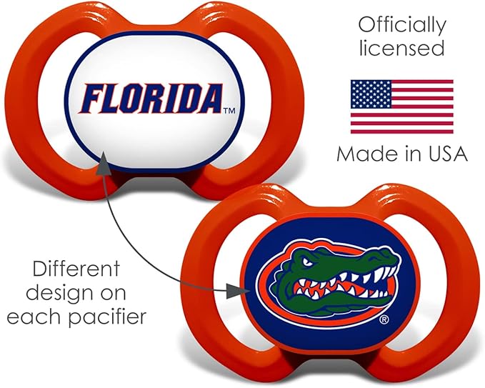 Baby Fanatic NCAA Baby Pacifiers