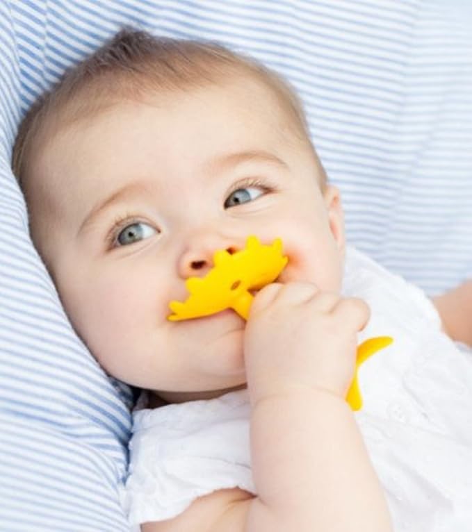 Innobaby EZ Grip Massaging Teether Set - Yellow and Blue Star