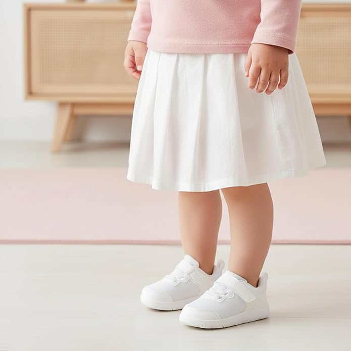 Wide Toe Box Toddler Shoes Baby First Walking Shoe Boys Girls Non-Slip Zero Drop Minimalist Tennis Sneakers