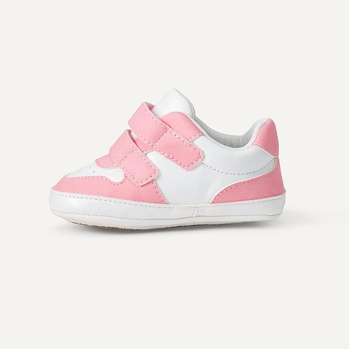 Amazon Essentials Unisex Babies' Hook & Loop Court Sneakers