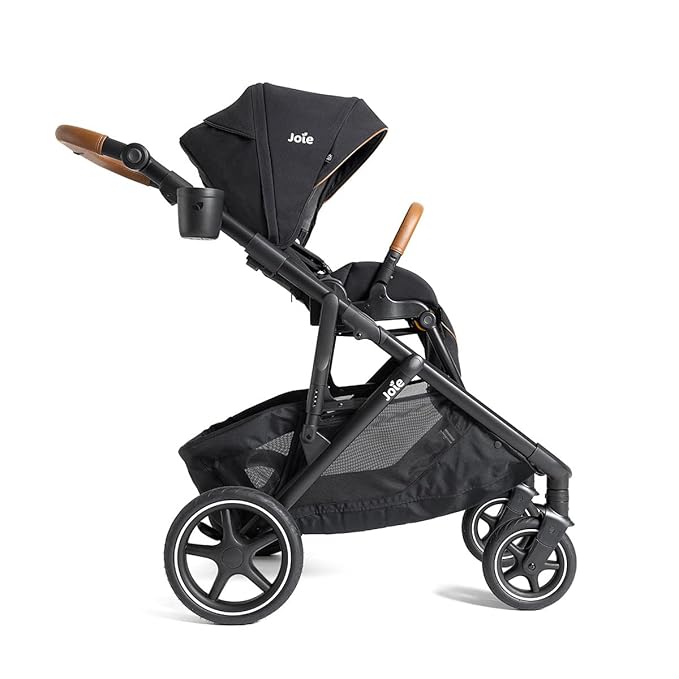 Joie Chive Single-to-Double Reversible Stroller, 20+ Customizable Modes, Suspension & All-Terrain Rubber Wheels, Expandable UPF 50+ Canopy (Shale)