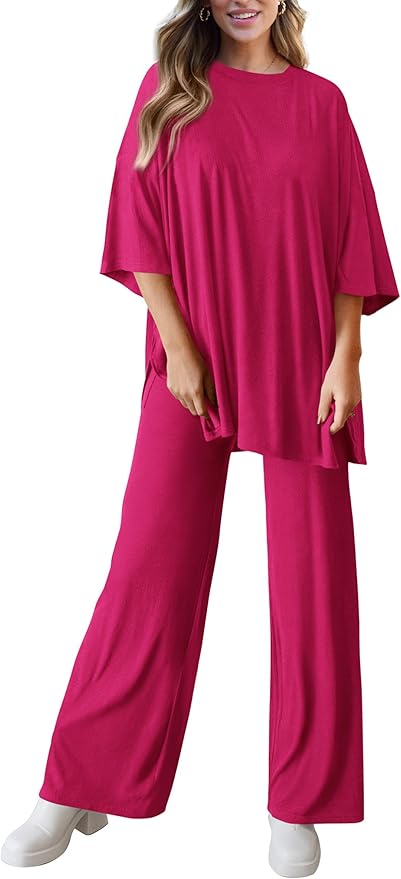 PRETTYGARDEN Two Piece Sets for Women Summer Fashion Lounge Matching Set 2026 Spring Travel Vacation Airport Outfits Clothing