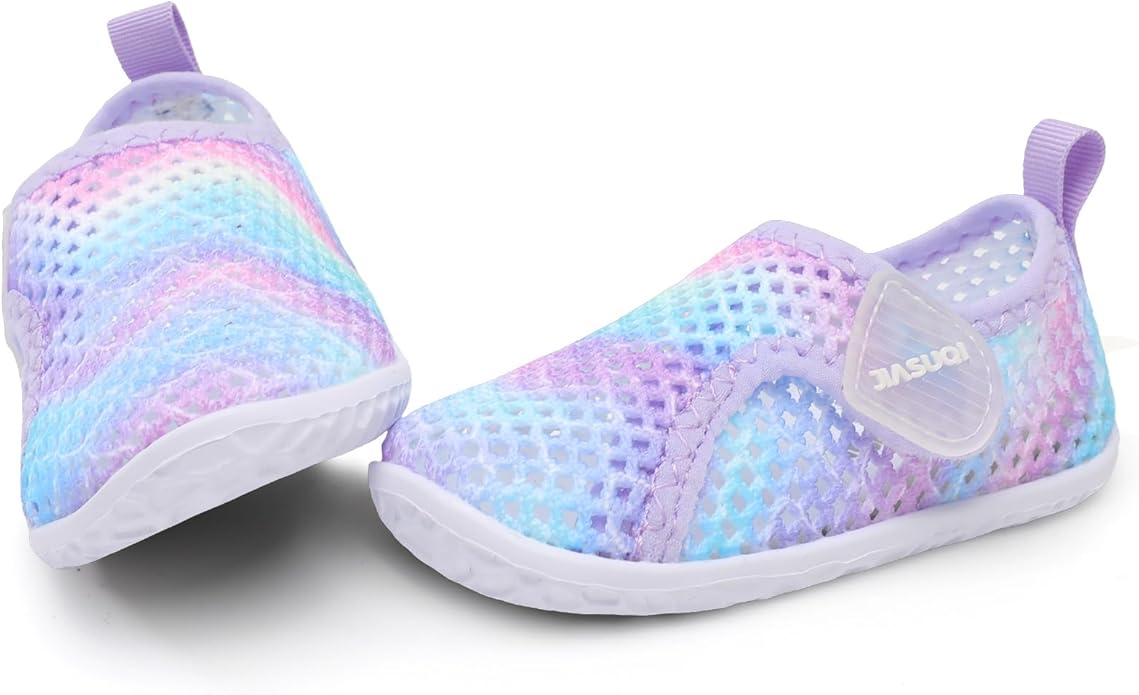 JIASUQI Baby Boys Girls Barefoot Swim Pool Water Shoes Beach Walking Sandals Athletic Sneakers