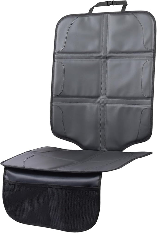 Car Seat Protector,Extra Thick Car Seat Covers Non-Slip Waterproof Mat Pad Leaving No Imprints Marks for Child Baby Pet Truck SUV Automobile (Black-A)