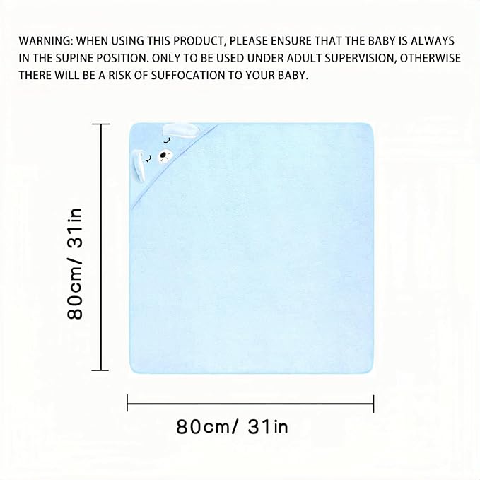 31 * 31 in Baby Bath Towels with Hood,Hooded Towels for Toddlers 1-3, Toddler Girl Boy Robe,Baby Towel, Infant Kids Towels for Newborn Babies,Toallas de Baño para Bebe