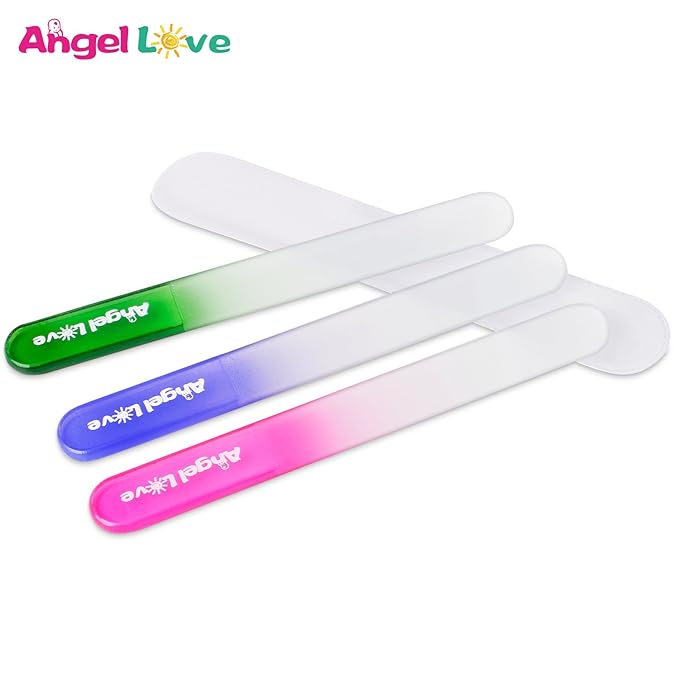 Baby Nail File, 3 Pack, Emery Board Glass, Crystal, Set for Newborns, Toddlers, Infant, Babies & Young Children, New Moms & Baby Shower,ZJC1