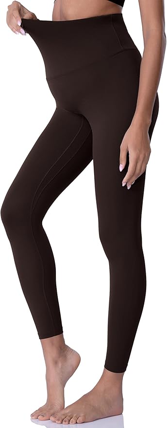 POSHDIVAH Women's Maternity Leggings Over The Belly Pregnancy Yoga Pants Active Wear Workout Leggings