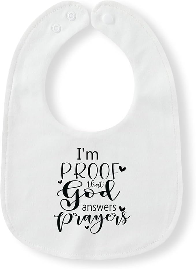 Cute Unisex-Baby Bib, Cotton Adjustable Waterproof Drooler, Birthday Gifts for Girls Boys Aged 0-3 Years Old