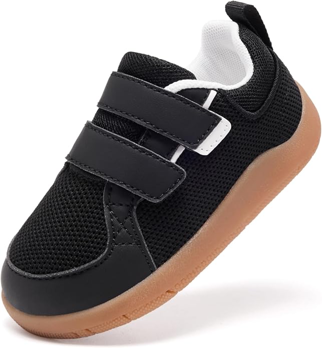 MORENDL Boys & Girls Walking Shoes 0-4 Years Baby Wide Toe Box Barefoot Shoes Toddler Sneakers
