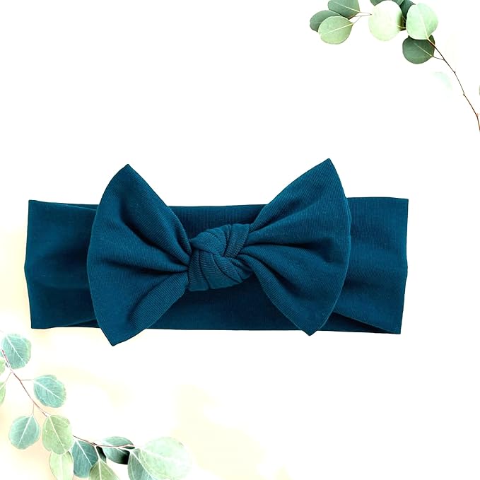 Baby Girl Headbands-Infant,Toddler Cotton Handmade Hairbands with Bows Child Hair Accessories