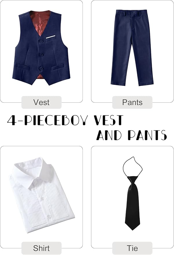 Baby Suit for Toddler Boys Infant Formal Suits Baby Boy Ring Bearer Wedding Outfit