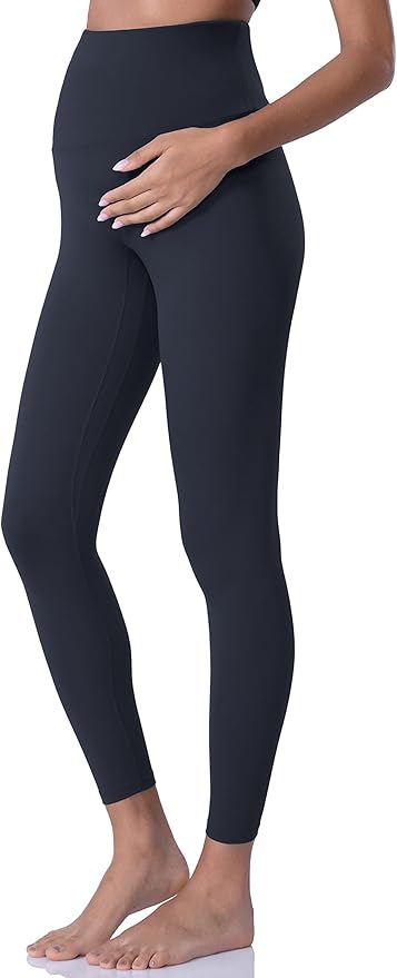POSHDIVAH Women's Maternity Leggings Over The Belly Pregnancy Yoga Pants Active Wear Workout Leggings