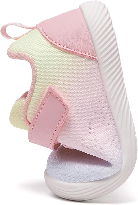 MORENDL Toddler Sneakers Baby Boys & Girls Barefoot Shoes Lightweight Breathable Walking Running Tennis Athletic Sport Shoes