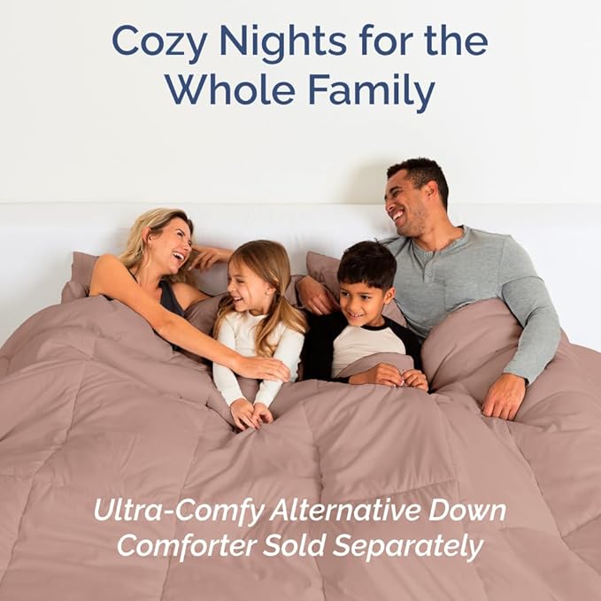 Full XL Bed Sheet Set - 4 Piece Extra Long Extended Full XL Sheets - Soft, Breathable & Cooling - Fits 8" to 16" Mattress with Deep Pockets - 54" x 80" - Easy-Fit, Wrinkle and Fade Resistant - Mauve
