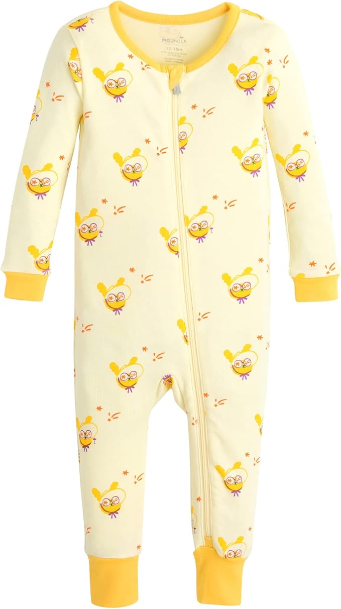 moimoln Modal Cotton Infant Toddler Boys Girls One-Piece Snug fit Romper Playsuits