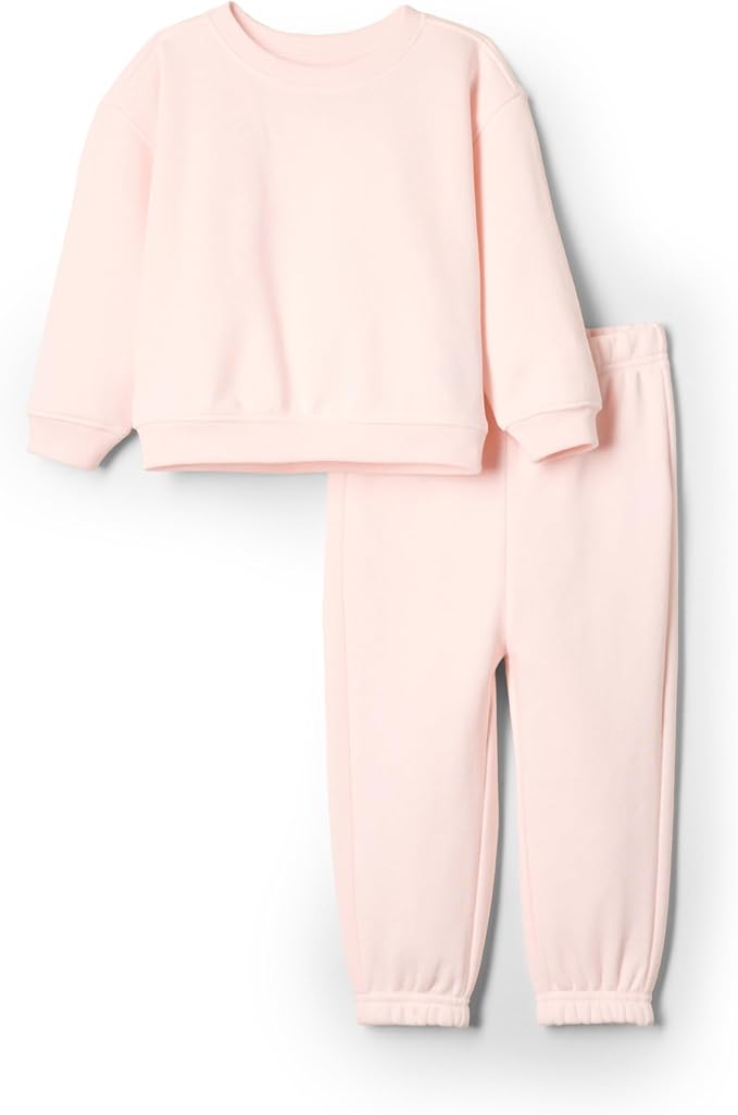 Amazon Essentials x Sofia Grainge Unisex Toddlers and Babies' Sweatshirt & Sweatpant Set