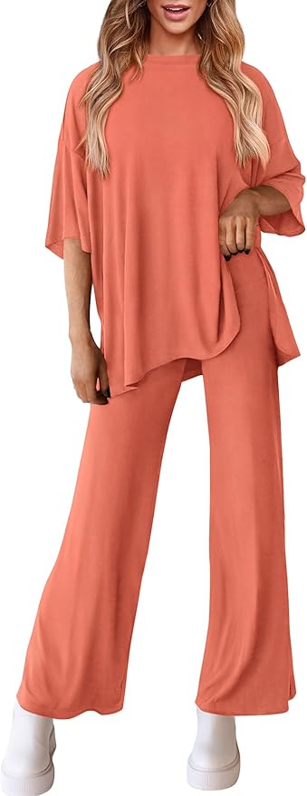 PRETTYGARDEN Two Piece Sets for Women Summer Fashion Lounge Matching Set 2026 Spring Travel Vacation Airport Outfits Clothing