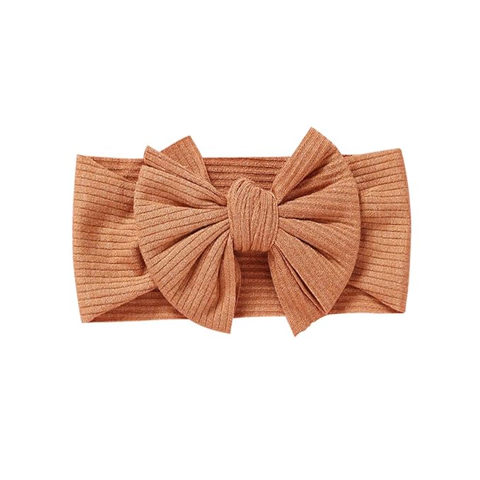 Mookiraer Baby Girls Headbands with Bows Handmade Hair Accessories Stretchy Hairbands for Newborn Infant Toddler Baby Essentials (Figure 7pcs)