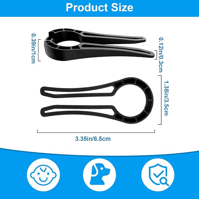 Gas Stove Knob Lock for Kids & Pets Safety,Gas Knob Lock to Effectively Prevent Accidental Touch,Easy to Install,Reusable PP Material,Fits Most Kitchen Sizes（BLACK,5PACK）
