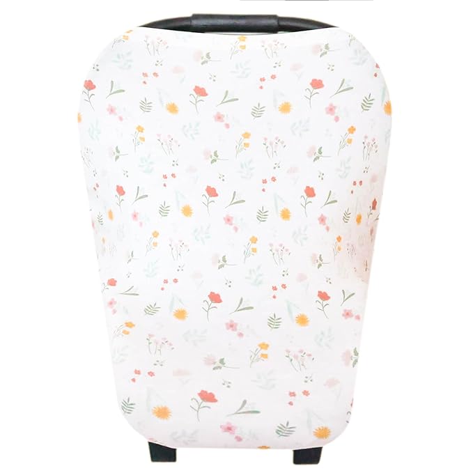 Copper Pearl Multi-Use Cover: Car Seat Covers, Nursing Cover, and Stroller Cover for Sun - Stretchy Fabric, All-Season Use, Stylish Designs, Easy Access for Moms - Mabel
