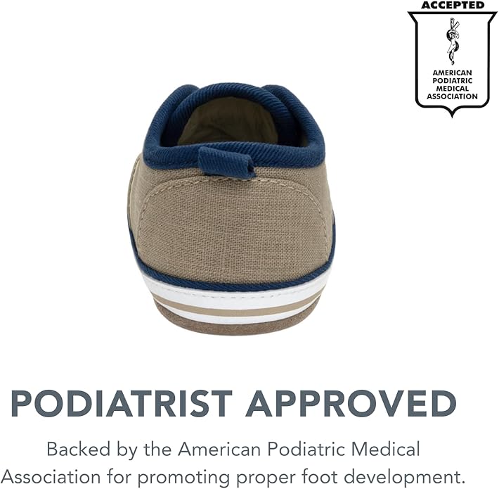 Robeez Baby Boys and Unisex First Kicks Slip Resistant Shoes & Sneakers for Infant and Toddler