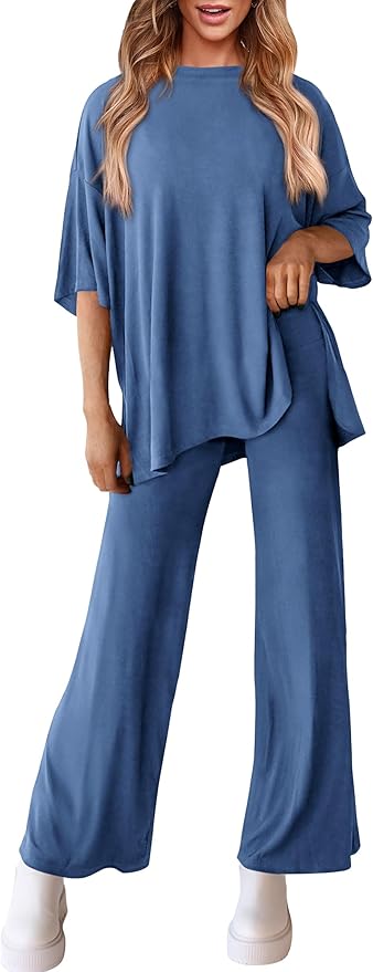 PRETTYGARDEN Two Piece Sets for Women Summer Fashion Lounge Matching Set 2026 Spring Travel Vacation Airport Outfits Clothing