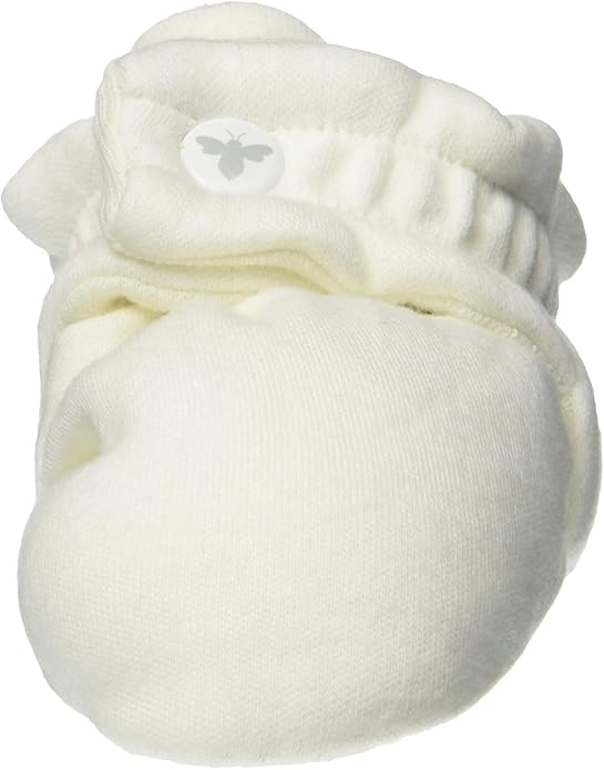 Burt's Bees Baby Unisex Booties Organic Cotton Newborn Essentials Shoes for Infants