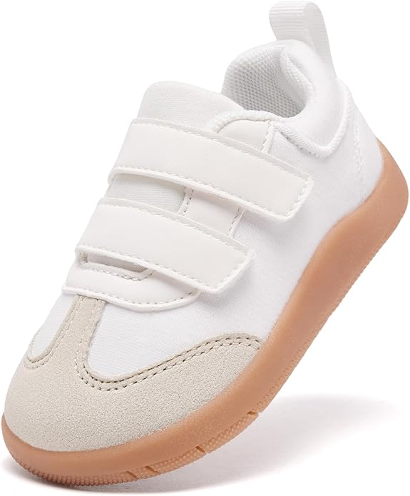 MORENDL Boys & Girls Walking Shoes 0-4 Years Baby Wide Toe Box Barefoot Shoes Toddler Sneakers