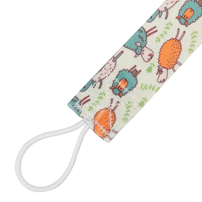 babygoal Rabbit Pacifier Clips, 6 Pack Binky Paci Holder and Leash Fits for Most Pacifiers, Binkies and Easter Gift 6PB03