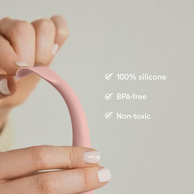 Frida Baby Diaper Cream Spatula, 100% Silicone Butt Spatula for Baby, Diaper Cream Applicator for Easy + Clean Use of Butt Paste & Diaper Rash Cream, BPA- Free, Pink