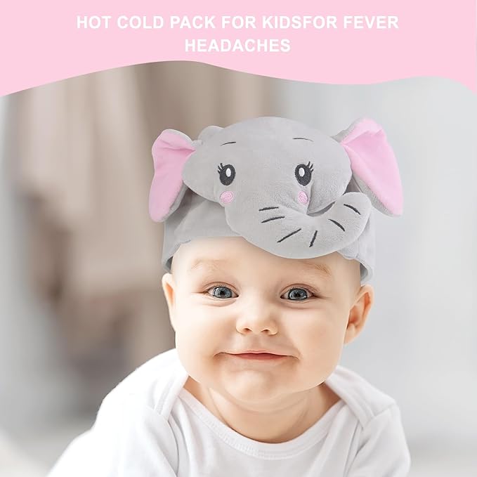 Colic Baby Relief,Gas Relief for Infants,Baby Colic Heated Tummy Wrap,Baby Swaddling Belt for Colic Calm,Natural Relief for Upset Stomach in Babies and Toddlers,Elephant