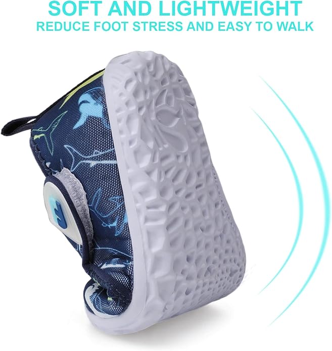 JOINFREE Baby Toddler Water Shoes Boys Girls Sandals Barefoot Kids Breathable Sneakers Shoes for Walking Running