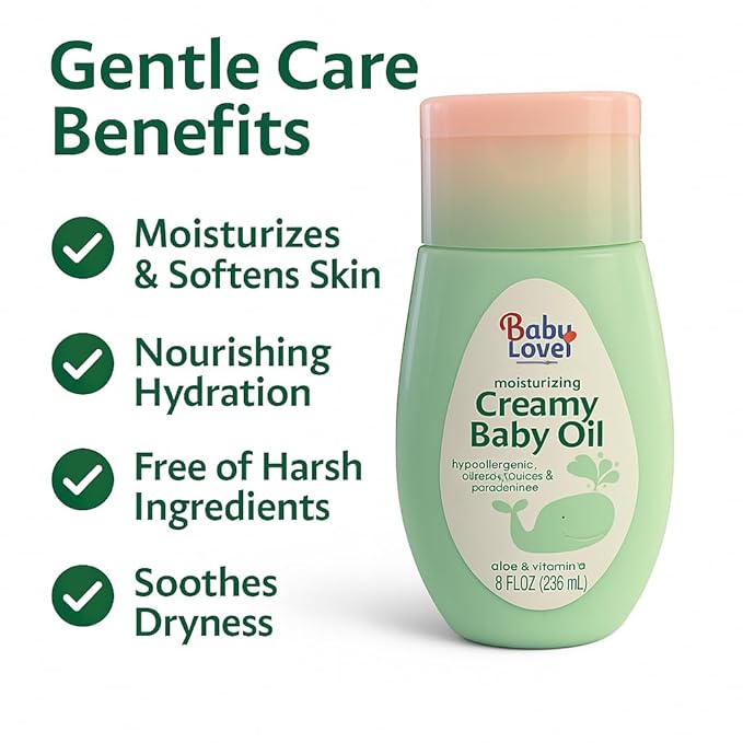 Baby love creamy baby love oil