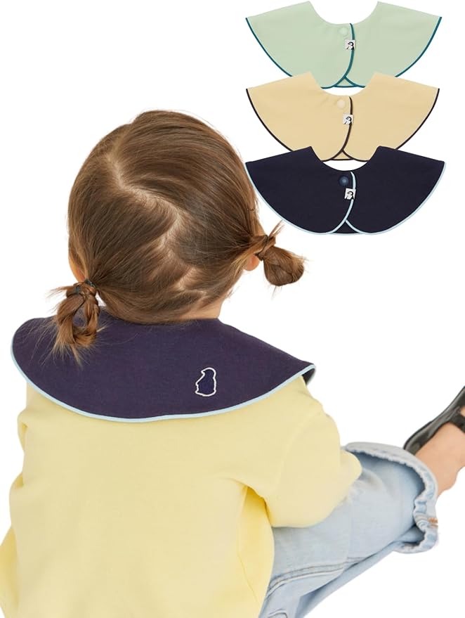 Konny Baby Bibs 3/5/7-Pack Set, 360 ° Rotate, Soft and Absorbent Bandana Drooling for Boys Girls baby Essentials