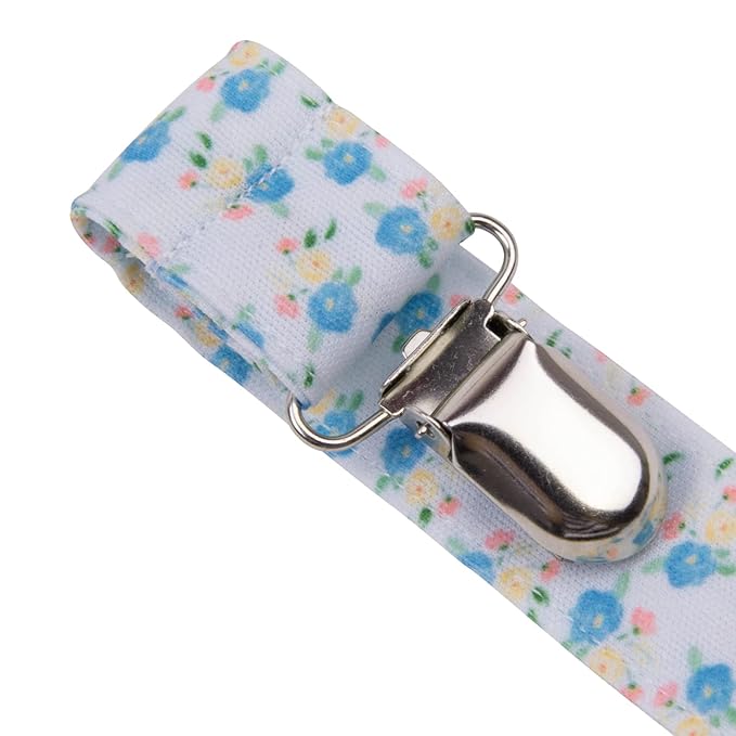 babygoal Baby Pacifier Clips, 6 Pack Metal Clips Pacifier Holder for Boys and Girls Fits Most Pacifiers and Binkies 6MP31