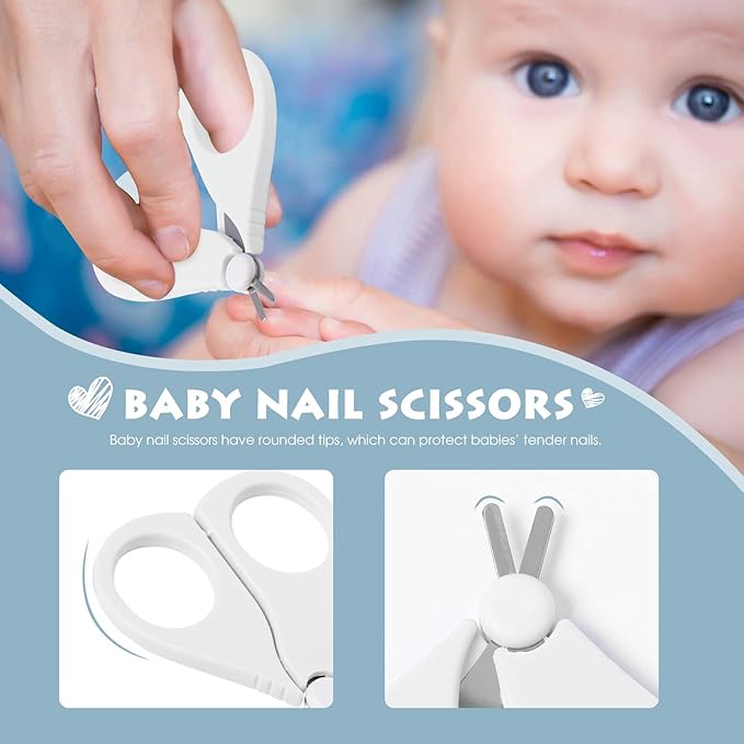 Baby Nail Clippers Set for Newborn,Infant Nail kit for New Parents Gift