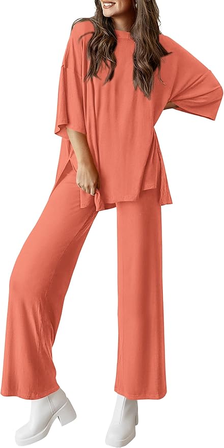 PRETTYGARDEN Two Piece Sets for Women Summer Fashion Lounge Matching Set 2026 Spring Travel Vacation Airport Outfits Clothing